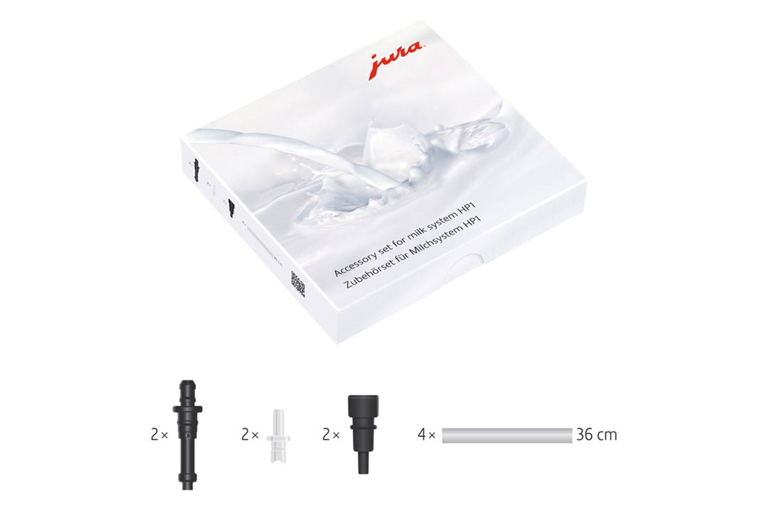 Accessory set for milk systems