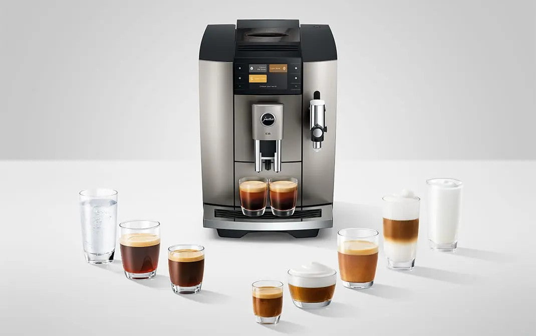 JURA E8 coffee specialties