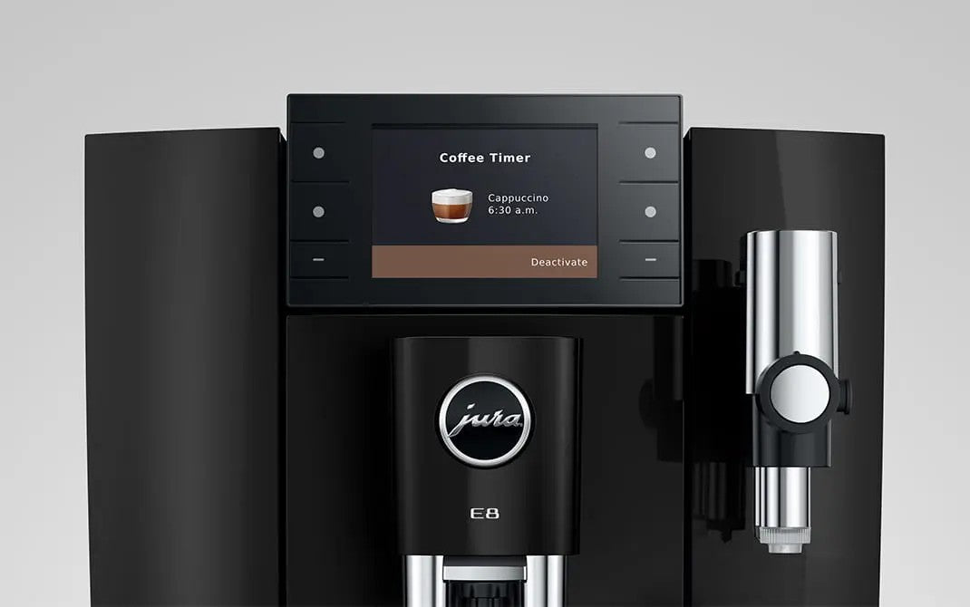 JURA E8 colour display and controls