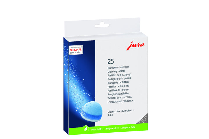 3-phase cleaning tablets (25 Pack)