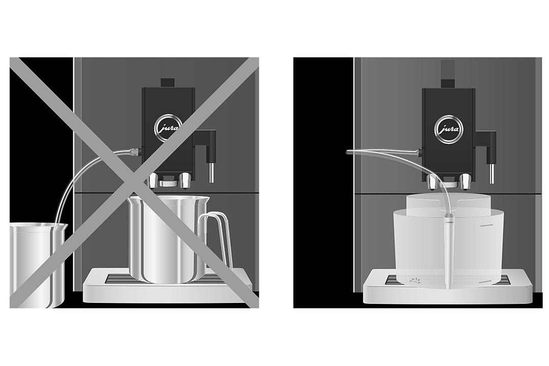Container for milk system cleaning