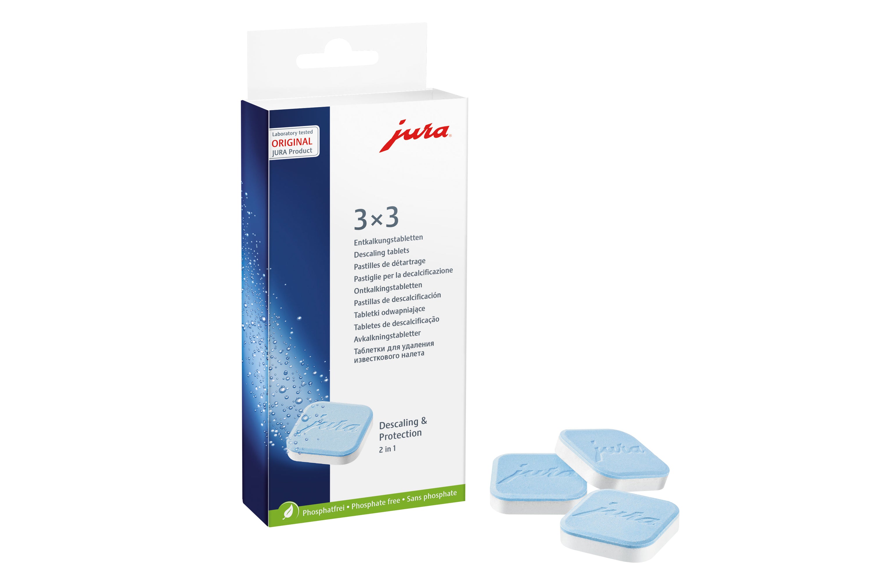 2 phase descaling tablets JURA Hospitality Centre