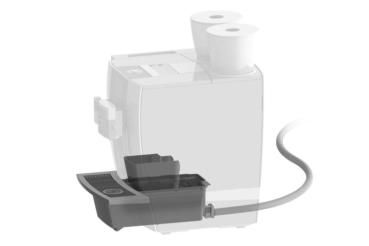 Coffee grounds disposal/drip drain set for GIGA